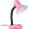 Lampa stołowa MENTOR 1xE27/15W/230V różowa