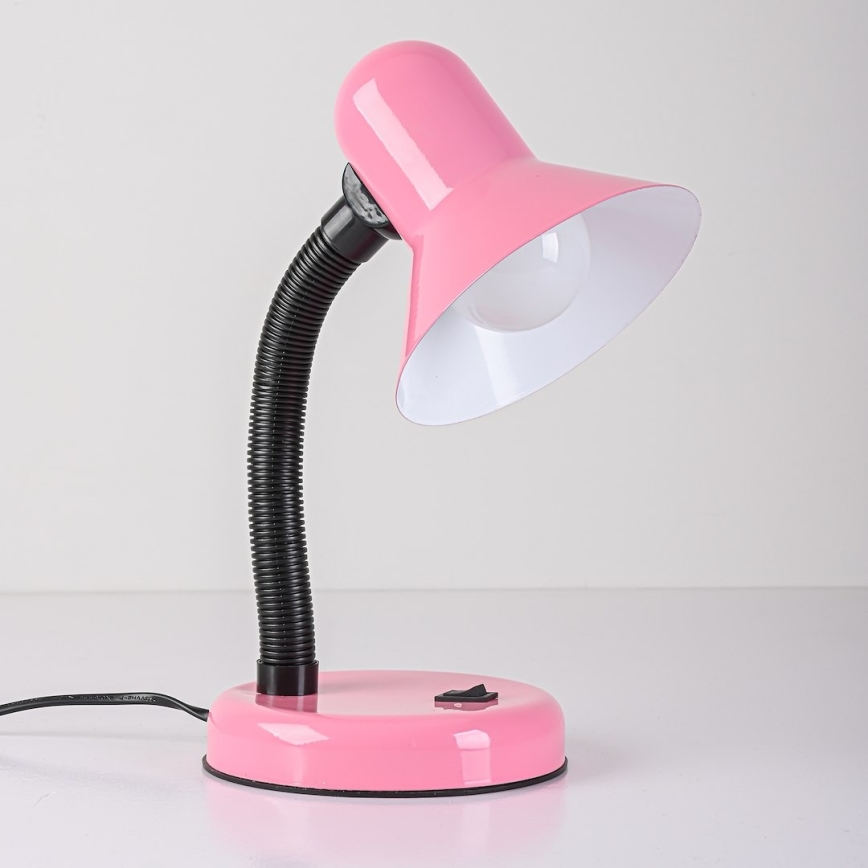 Lampa stołowa MENTOR 1xE27/15W/230V różowa