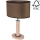 Lampa stołowa MERCEDES 1xE27/40W/230V 46 cm brązowa/dąb – certyfikat FSC