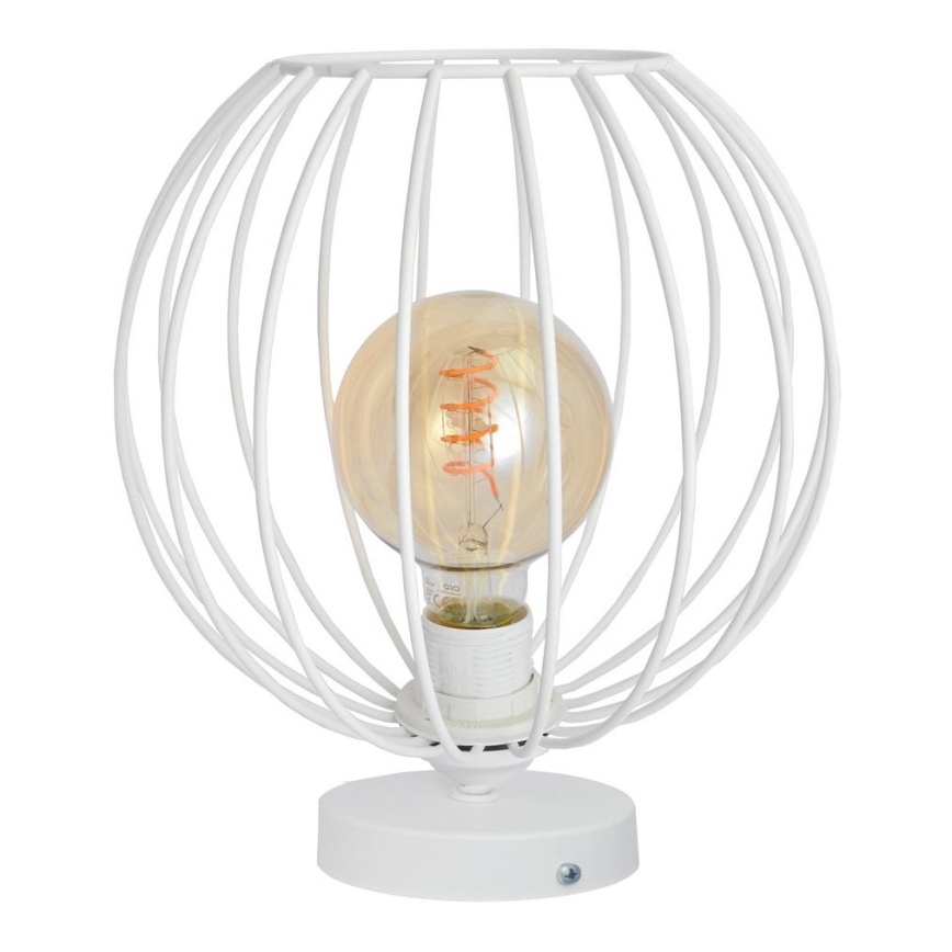Lampa stołowa MERCURE 1xE27/15W/230V biała