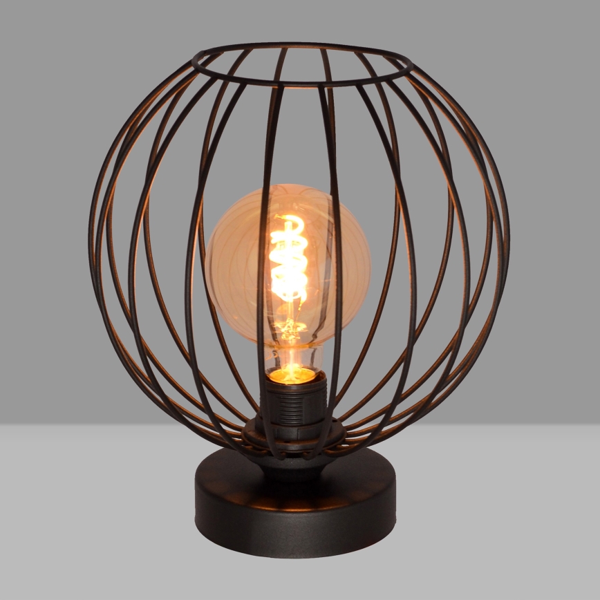 Lampa stołowa MERCURE 1xE27/15W/230V czarna