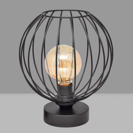 Lampa stołowa MERCURE 1xE27/15W/230V czarna