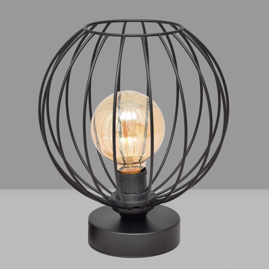 Lampa stołowa MERCURE 1xE27/15W/230V czarna