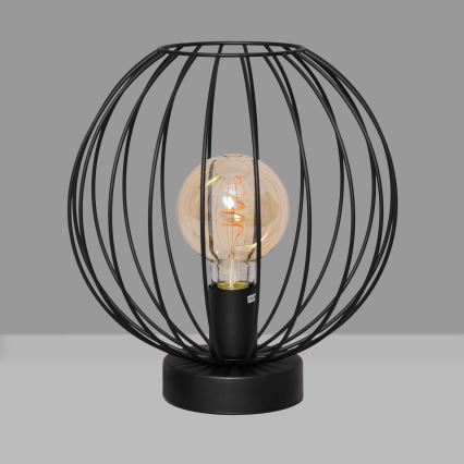 Lampa stołowa MERCURE 1xE27/15W/230V czarny