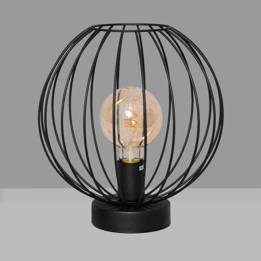 Lampa stołowa MERCURE 1xE27/15W/230V czarny