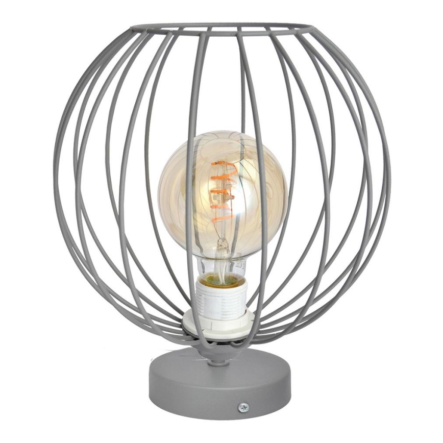Lampa stołowa MERCURE 1xE27/15W/230V szara