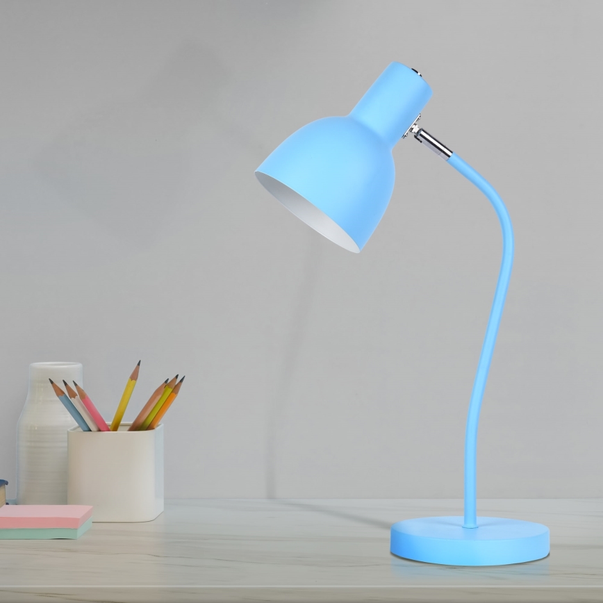 Lampa stołowa MIMI 1xE27/10W/230V niebieska