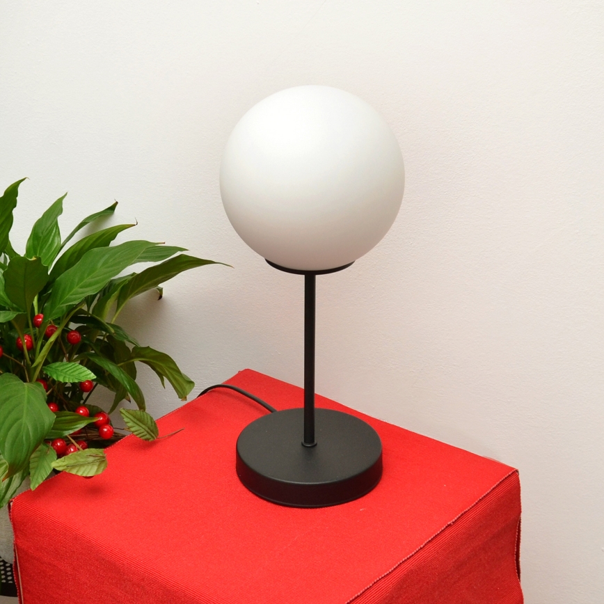 Lampa stołowa MOON 1xE27/15W/230V czarny