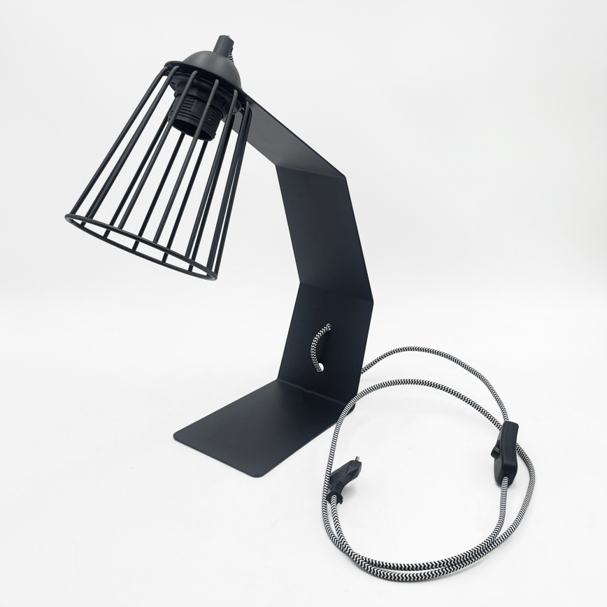 Lampa stołowa NANDO 1xE27/15W/230V czarna