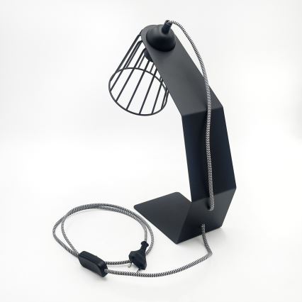 Lampa stołowa NANDO 1xE27/15W/230V czarna