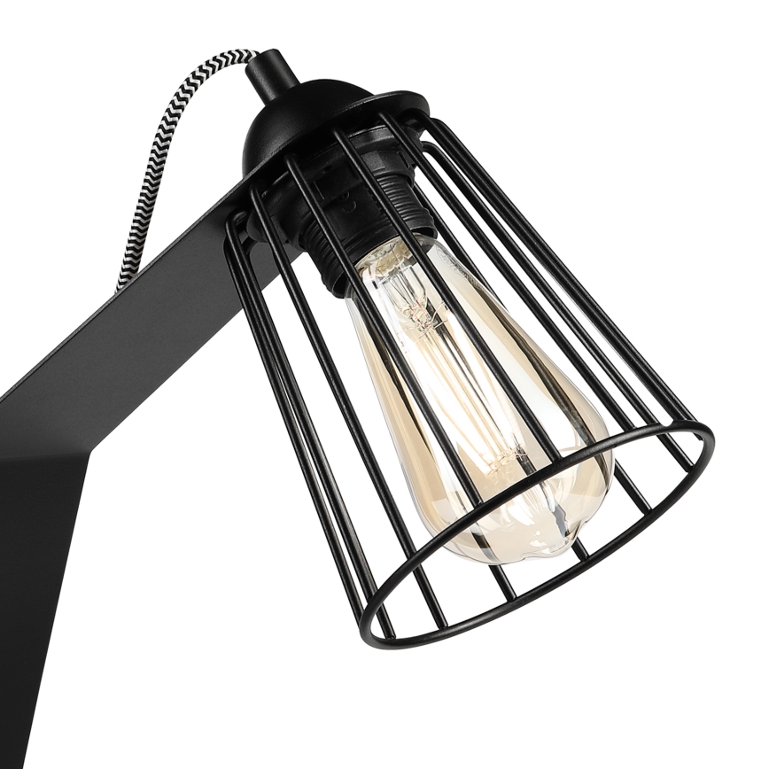 Lampa stołowa NANDO 1xE27/15W/230V czarna