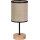Lampa stołowa NEGRO 1xE27/25W/230V dąb