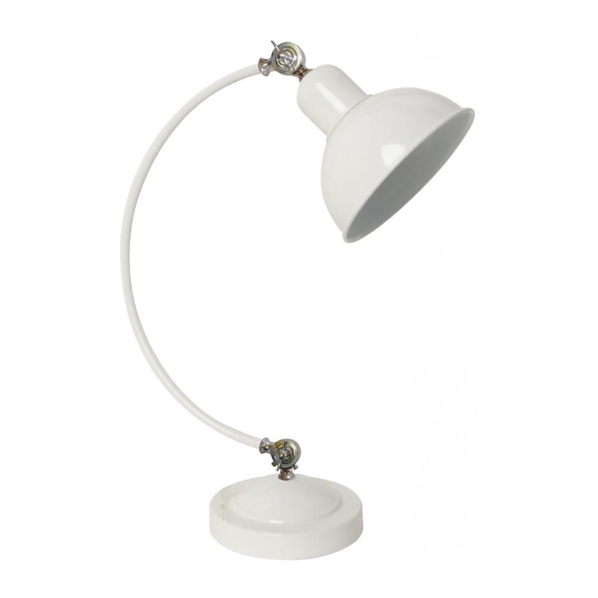 Lampa stołowa OLD 1xE27/40W/230V biała