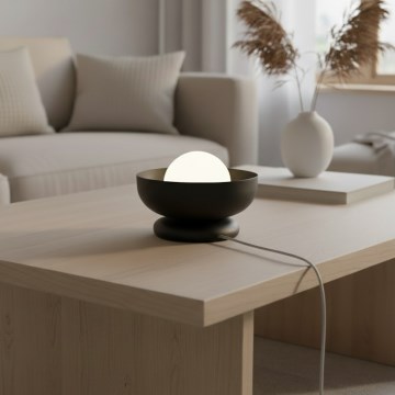 Lampa stołowa OZZY 1xG9/8W/230V czarna