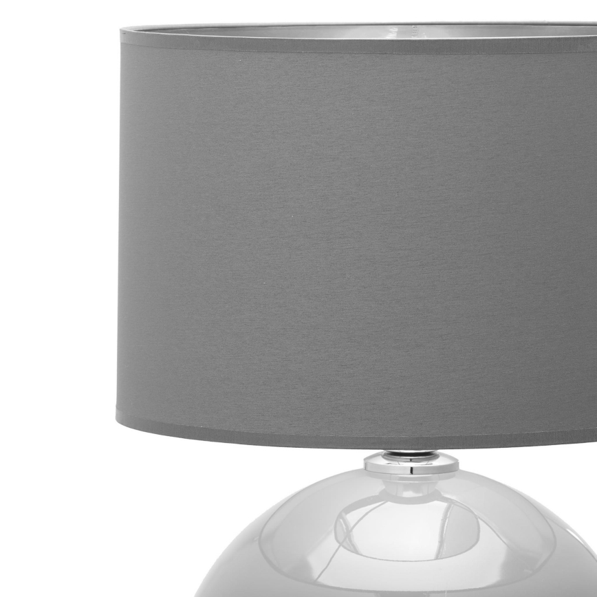 Lampa stołowa PALLA 1xE27/15W/230V szare