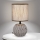 Lampa stołowa PINIA 1xE14/25W/230V ceramika beżowy/szary