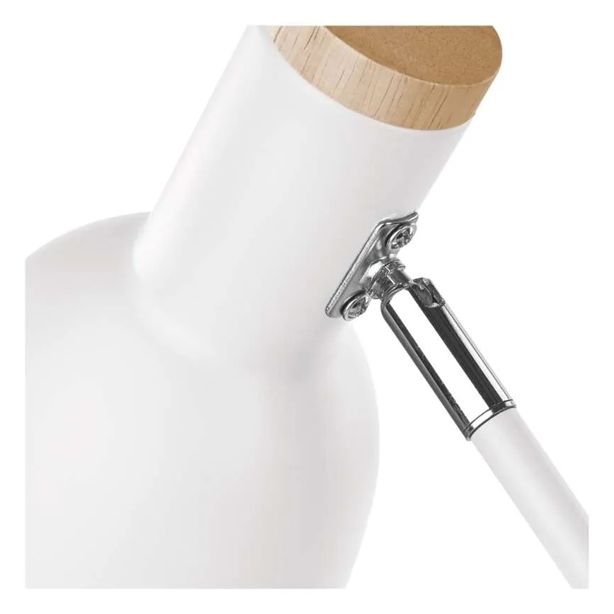 Lampa stołowa POPPY 1xE27/25W/230V biała