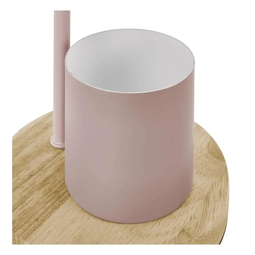 Lampa stołowa POPPY 1xE27/25W/230V różowa