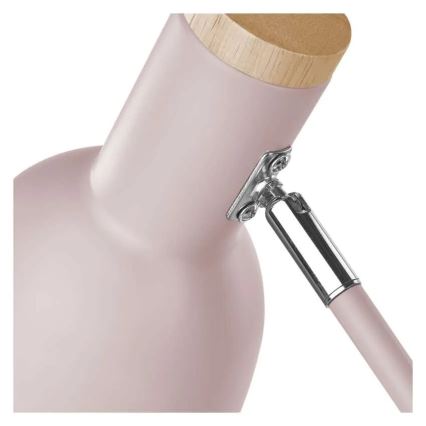 Lampa stołowa POPPY 1xE27/25W/230V różowa