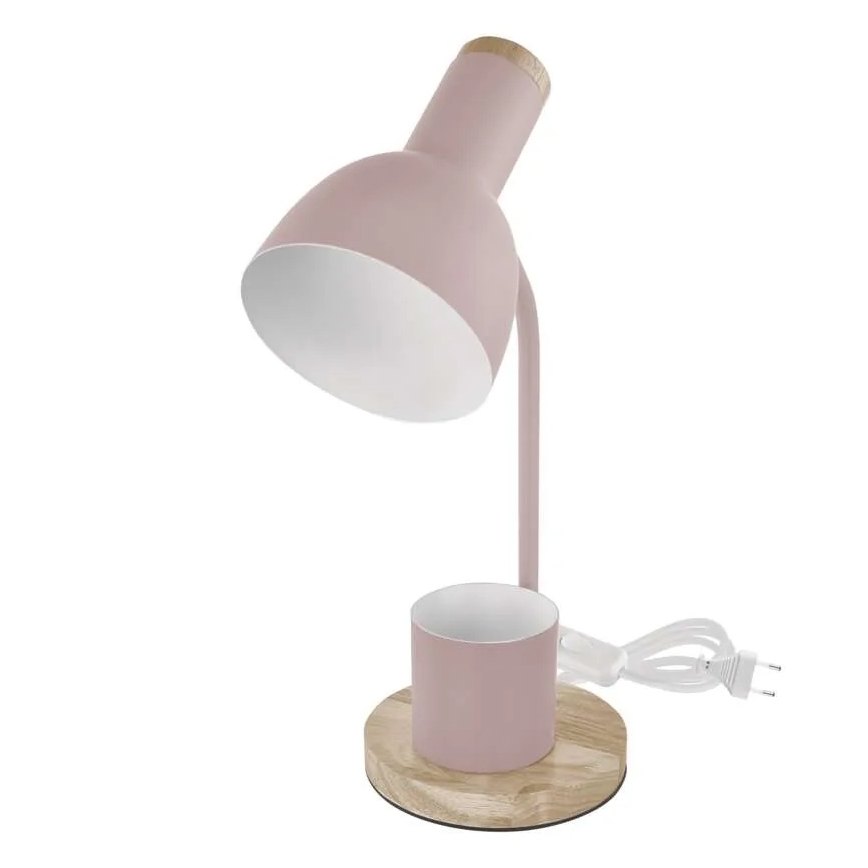 Lampa stołowa POPPY 1xE27/25W/230V różowa