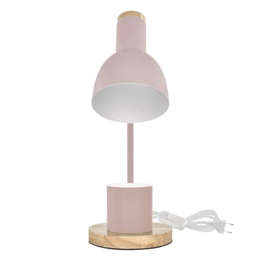 Lampa stołowa POPPY 1xE27/25W/230V różowa