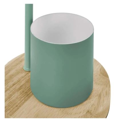 Lampa stołowa POPPY 1xE27/25W/230V zielona