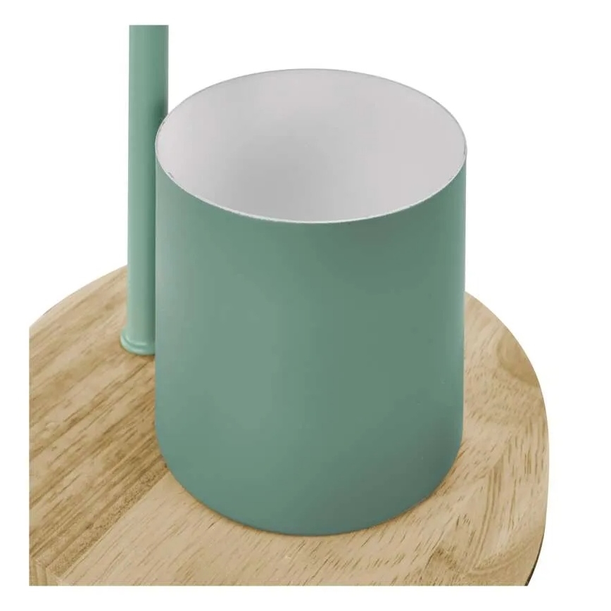 Lampa stołowa POPPY 1xE27/25W/230V zielona