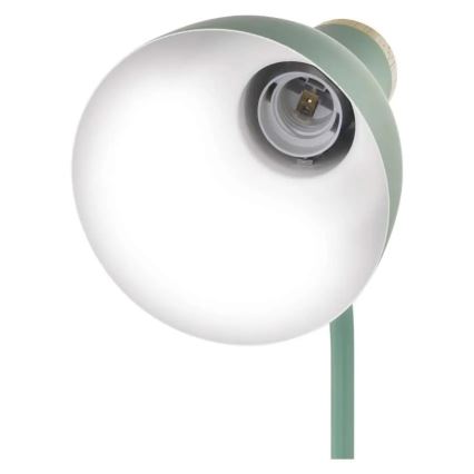 Lampa stołowa POPPY 1xE27/25W/230V zielona