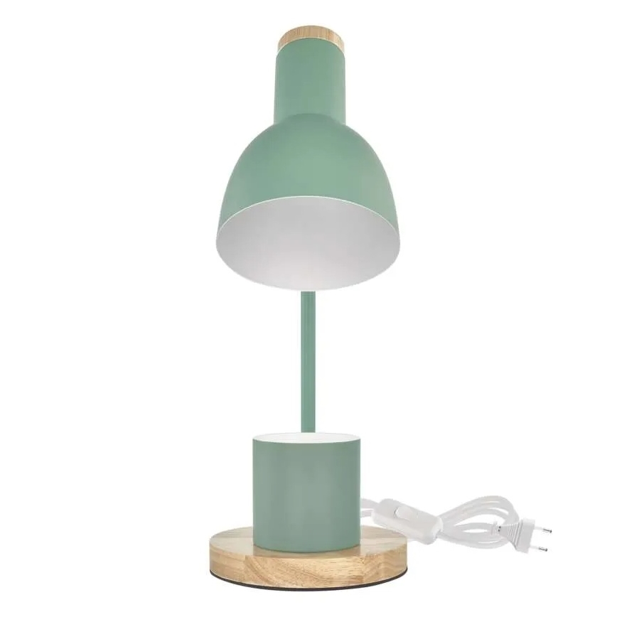 Lampa stołowa POPPY 1xE27/25W/230V zielona
