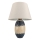 Lampa stołowa RAMZES 1xE27/40W/230V beżowa/niebieska