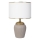 Lampa stołowa RAMZES 1xE27/40W/230V biała/beżowa