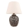 Lampa stołowa RAMZES 1xE27/40W/230V biała/czarna