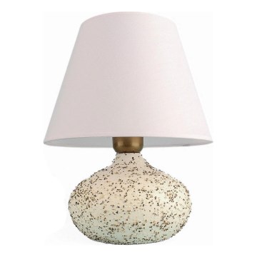 Lampa stołowa RAMZES 1xE27/40W/230V biała