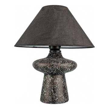 Lampa stołowa RAMZES 1xE27/40W/230V czarna