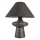 Lampa stołowa RAMZES 1xE27/40W/230V czarna