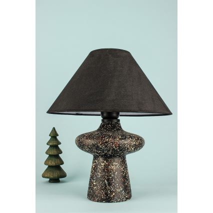 Lampa stołowa RAMZES 1xE27/40W/230V czarna