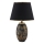 Lampa stołowa RAMZES 1xE27/40W/230V czarna/złota