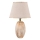 Lampa stołowa RAMZES 1xE27/40W/230V kremowa/złota