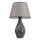 Lampa stołowa RAMZES 1xE27/40W/230V szara