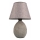 Lampa stołowa RAMZES 1xE27/40W/230V szara