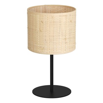 Lampa stołowa RATTAN 1xE27/60W/230V śr. 18 cm rattan