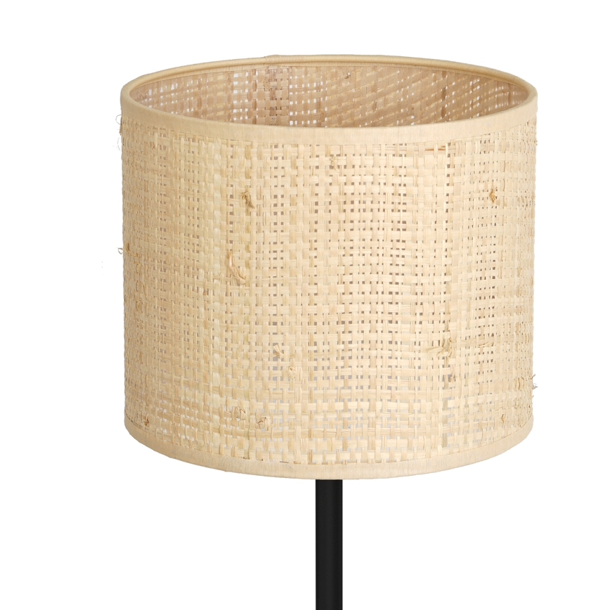 Lampa stołowa RATTAN 1xE27/60W/230V śr. 18 cm rattan