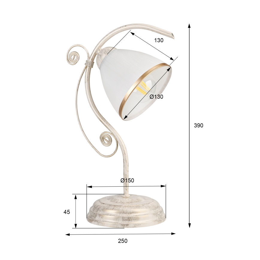 Lampa stołowa RETRO II 1xE27/60W/230V