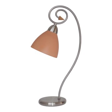 Lampa stołowa RIALTO różowe szkło