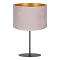 Lampa stołowa ROLLER 1xE14/15W/230V szary/złoty