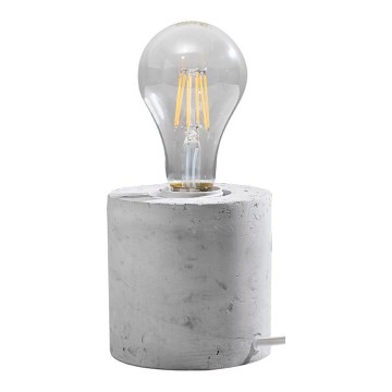 Lampa stołowa SALGADO 1xE27/60W/230V beton