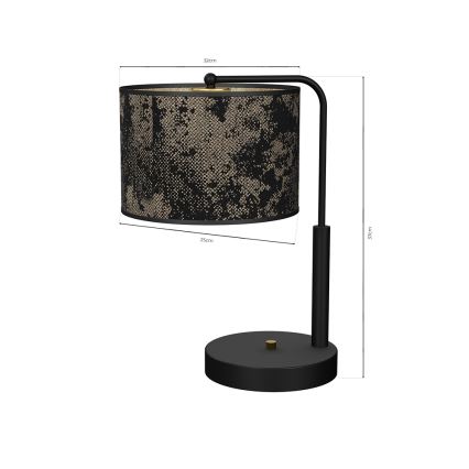 Lampa stołowa SATINO 1xE27/60W/230V złoty