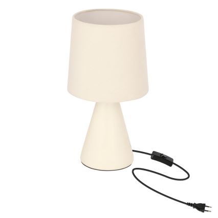 Lampa stołowa SATTI 1xE14/40W/230V kremowa