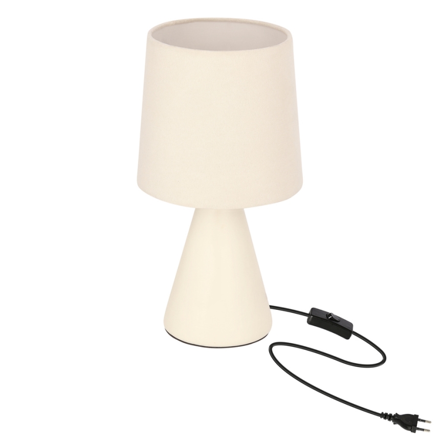 Lampa stołowa SATTI 1xE14/40W/230V kremowa