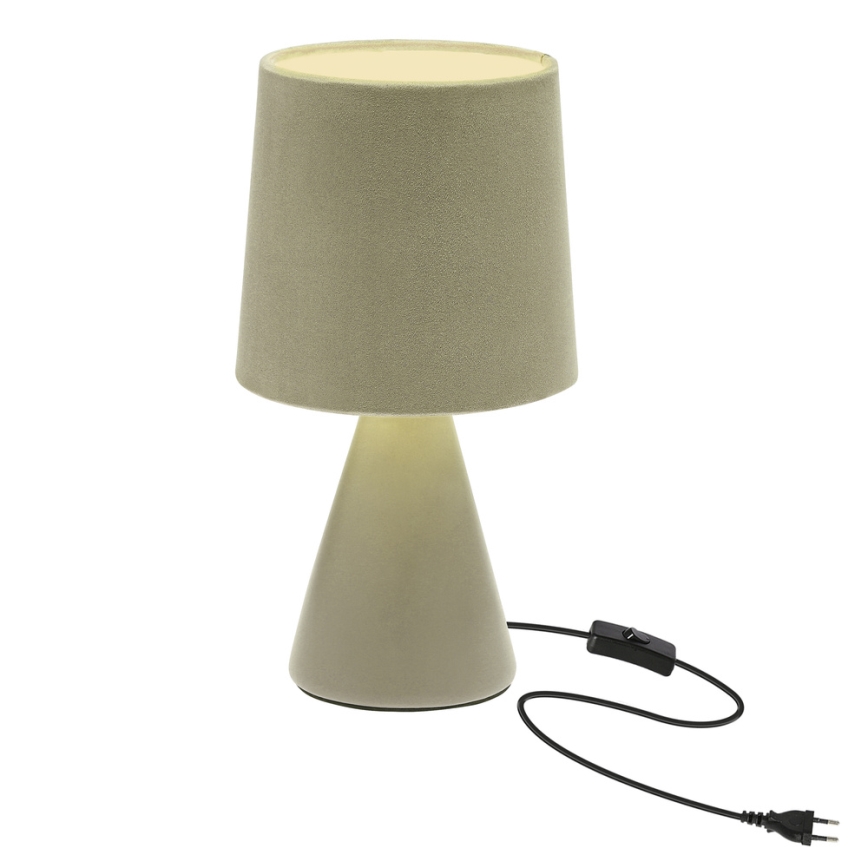 Lampa stołowa SATTI 1xE14/40W/230V zielona